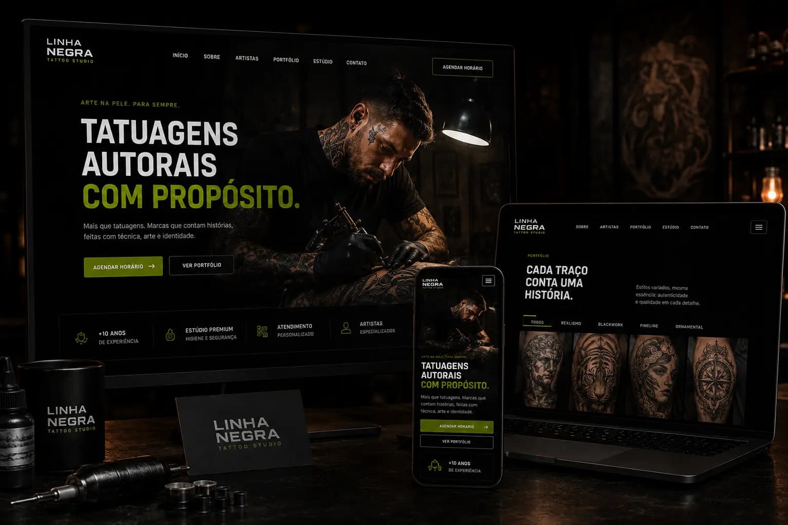 Estúdios de Tatuagem